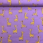 Preview: Jersey ♥ Giraffes | Giraffen lavendel